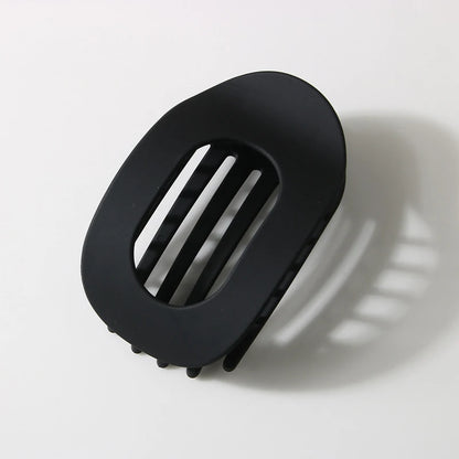 4pc Fashion Oval Flat Hair Clips 